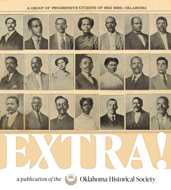 Handbill featuring prominent citizens of Red Bird Oklahoma, c. unknown