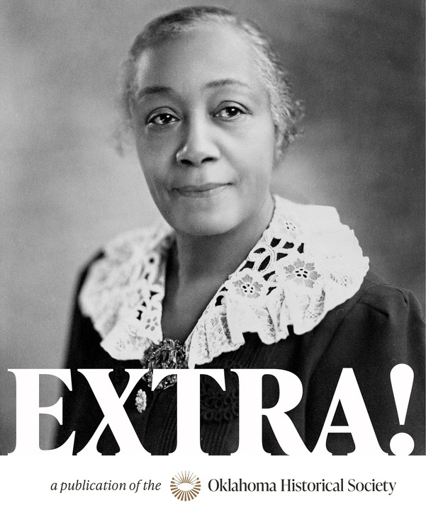 Photograph of Mrs. Zelia N. Breaux, Elwyn Welch Collection (18429, Oklahoma Historical Society).